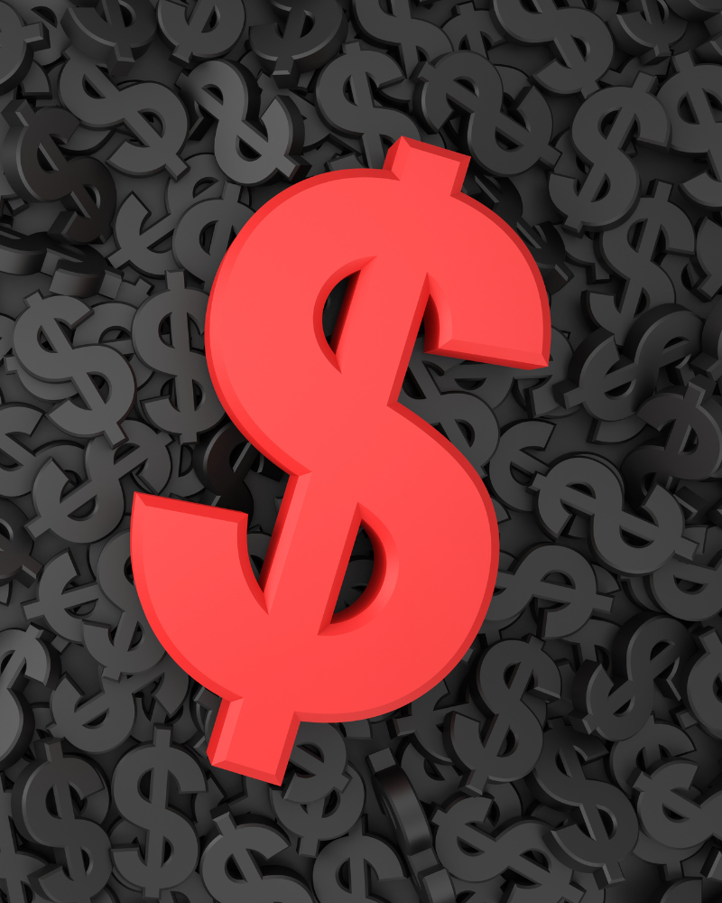 Imagen con signo monetario